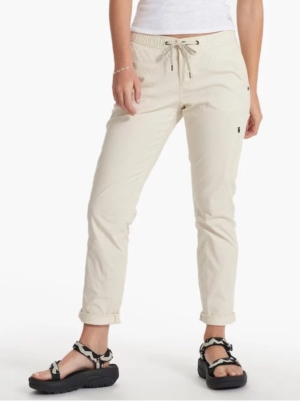 Vuori ripstop pants off-white color size M